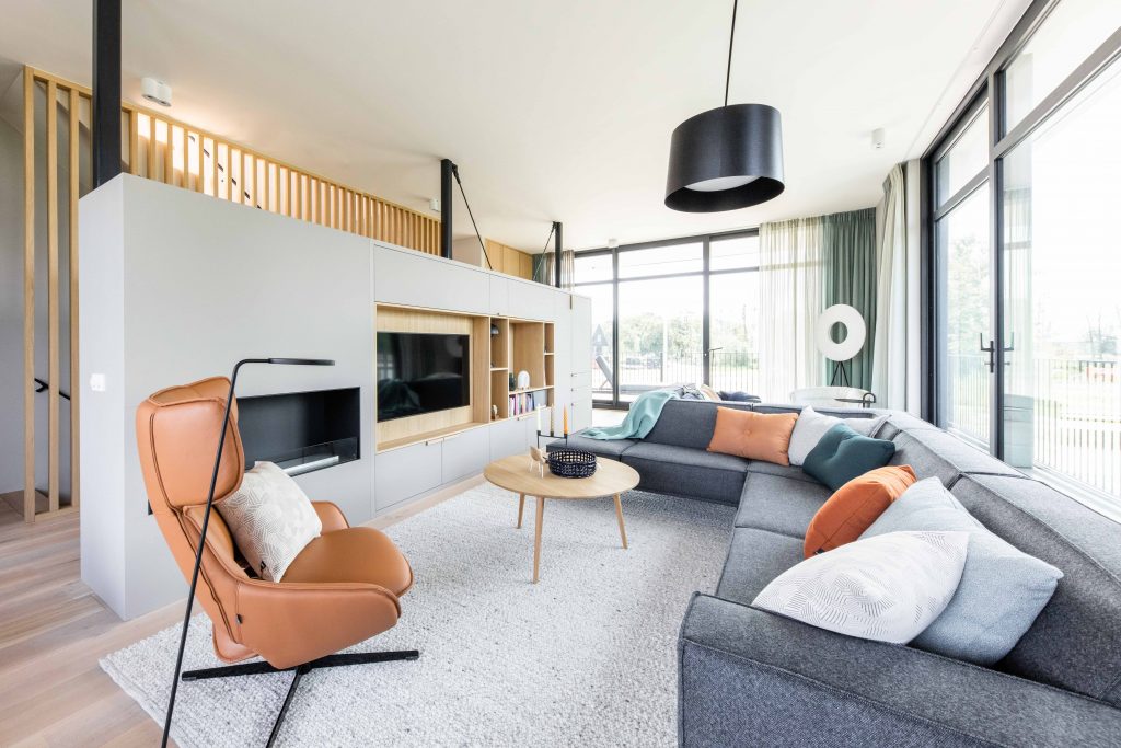Zelfbouw villa interieur