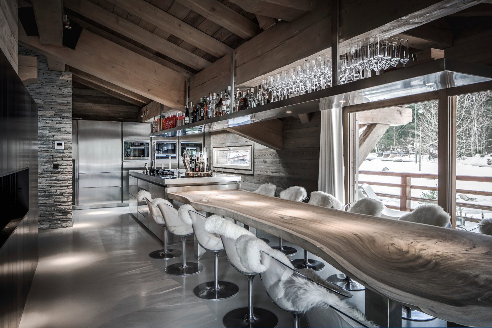 Zeer exclusief houten chalet met 2 Culimaat