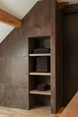 Badkamer transformatie boerderij-Auk Interiors-badkamer,wasbak-Natuurstenen waskommen en vrijstaand bad-OBLY
