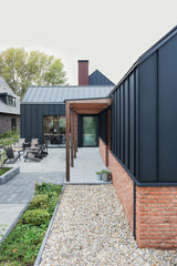 Bijzondere woonbeleving met industriële uitstraling-Brandvries-exterieur vrijstaand-Bijzondere Woonbeleving met Industriële Uitstraling -OBLY