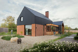 Bijzondere woonbeleving met industriële uitstraling-Brandvries-baksteen,exterieur vrijstaand,hout gevelbekleding,industriële woning,moderne architectuur,stoer design-Bijzondere Woonbeleving met Industriële Uitstraling -OBLY