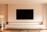 Blikvanger in nieuwbouwwoning Den Haag-Bij Linda interieuradvies-cinewall,Den Haag,Interieurontwerp,Keuken,nieuwbouwwoning-Keuken nieuwbouwwoning Den Haag | BIJ LINDA interieuradvies-OBLY