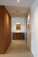 Centraal blok in kunstzinnig appartement-INGE BOUMAN INTERIEUR | ARCHITECTUUR-Badkamer,Boekenkast,Centraal,Kleine ruimte-Centraal blok in kunstzinnig appartement-OBLY