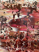 De Mirage-schilderijen: blikvangers in een rustig interieur-Marella Hesseling-woonkamer-Gelaagde abstracte schilderijen met diepte & sfeer | Unieke kunst op m-OBLY