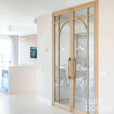 Dubbele eiken scharnierdeuren-OBLY-Entree,hal,trap-Dubbele eiken scharnierdeuren-OBLY