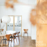 Dubbele massieve Accoya taatsdeuren-INDU DOORS-Accoya hout,dubbele deur,Entree,hal,minimalistisch design,moderne deuren,trap-Dubbele massieve Accoya taatsdeuren-OBLY