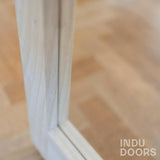 Dubbele massieve Accoya taatsdeuren-INDU DOORS-Accoya hout,dubbele deur,Entree,hal,minimalistisch design,moderne deuren,trap-Dubbele massieve Accoya taatsdeuren-OBLY