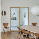 Dubbele massieve Accoya taatsdeuren-INDU DOORS-Accoya hout,dubbele deur,Entree,hal,minimalistisch design,moderne deuren,trap-Dubbele massieve Accoya taatsdeuren-OBLY