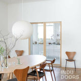 Dubbele massieve Accoya taatsdeuren-INDU DOORS-Accoya hout,dubbele deur,Entree,hal,minimalistisch design,moderne deuren,trap-Dubbele massieve Accoya taatsdeuren-OBLY