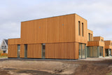Duurzaam woonproject met houten gevelbekleding in Ommen-Prowood-duurzaam woonproject,eigentijds woonhof,groen wonen,houten gevelbekleding,moderne architectuur,moderne gevelbekleding,natuurlijke materialen,nieuwbouw woningen-Modern woonproject met houten gevelbekleding in Ommen-OBLY