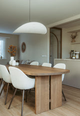 Maatwerk keuken met houten boogdeur