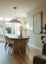 Maatwerk keuken met houten boogdeur