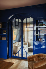 Houten boogdeur en voordeur op maat