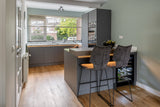 Greeploze moderne keuken met marmerlook werkblad-Iemms keukens & interieur-design keuken,grijze keuken,keuken met marmerlook werkblad,minimalistische keuken,moderne keuken-Greeploze moderne keuken met marmerlook werkblad-OBLY