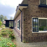 Hedendaagse uitbouw bij jaren ’30 woning-BRANDVRIES – architectuur collectief-Aanbouw,Jaren30woning,Keuken,Villa,Woonkamer-OBLY