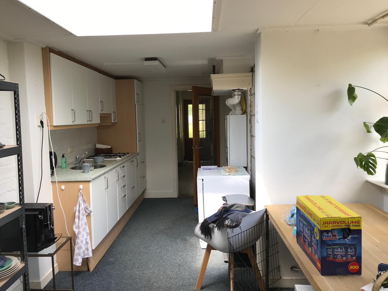 Hedendaagse uitbouw bij jaren ’30 woning-BRANDVRIES – architectuur collectief-Aanbouw,aanbouw jaren 30 woning modern,glazen aanbouw jaren 30 woning,jaren 30 woning uitbouw,Jaren30woning,Keuken,moderne uitbouw jaren 30 woning,uitbouw jaren 30 huis,Villa,Woonkamer-OBLY