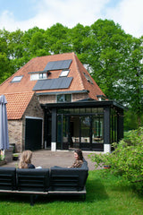 Hedendaagse uitbouw bij jaren ’30 woning-OBLY-Aanbouw,Jaren30woning,Keuken,Villa,Woonkamer-OBLY
