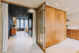 Indu Doors dubbele eiken deur met glas organische vorm-INDU DOORS-dubbele deur,eikenhout,glazen deur,luxe afwerking-Dubbele eiken deur met glas organische vorm-OBLY