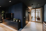 Indu Doors dubbele eiken deur met glas organische vorm-INDU DOORS-dubbele deur,eikenhout,glazen deur,luxe afwerking-Dubbele eiken deur met glas organische vorm-OBLY