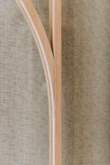 Indu Doors dubbele eiken deur met glas organische vorm-OBLY-Dubbele eiken deur met glas organische vorm-OBLY