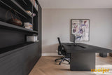 Interieur met mooie houten vloer-Hooijer-eiken vloer,houten vloer interieur,visgraat parket,visgraatvloer,woonkamer-Interieur met mooie houten vloer-OBLY