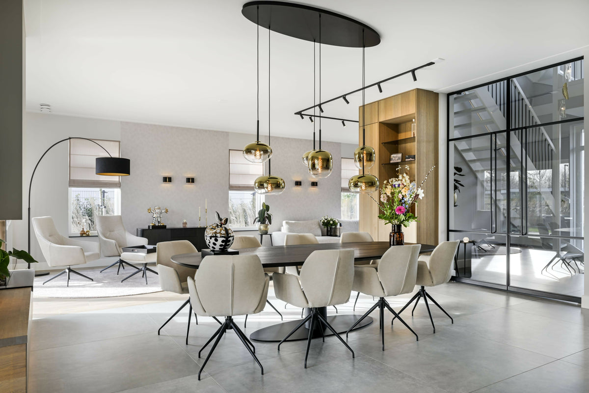 Interieurontwerp nieuwbouw villa-CM Interieurarchitecten-High-end woning inrichting,Minimalistisch luxe interieur,Nieuwbouw interieur design,Open leefruimte villa,woonkamer-Nieuwbouw villa met slimme indeling en eigentijdse stijl-OBLY