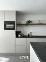 Moderne woonkeuken met nieuwe aanbouw