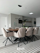 Moderne woonkeuken met nieuwe aanbouw