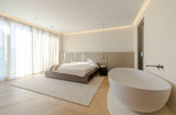 Japandi Penthouse met Moderne Accenten in Amsterdam-Studio Boud-japandi interieur,Keuken,luxe appartement,minimalistisch wonen,modern interieur,natuurlijke materialen,Penthouse-OBLY