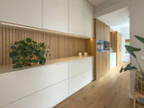 Japandi keuken op maat in jaren 30 woning-Joolsdesign-Beige keuken,Houten keuken,Interieurontwerp,japandi interieur,japandi keuken,jaren 30 woning,Keuken inspiratie,Keuken op maat,keukenrenovatie,maatwerk keuken,Marmerlook keuken,moderne keuken-Japandi keuken op maat in jaren 30 woning | Joolsdesign-OBLY