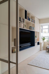 Jaren ’30 Woning Rijswijk-In je sas interieur-eethoek,keuken,woonkamer-Jaren ’30 Woning Renovatie in Rijswijk – Slim en Sfeervol-OBLY