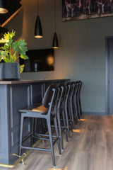 Kantoorbar met biljartkamer en luxe toiletruimte-MV interieurdesign-Biljartkamer,Luxe toilet,Maatwerk interieur,Woonboerderij-Woonboerderij Obdam-OBLY