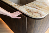 Keuken en Werkkamer Bergen op Zoom-OBLY-Luxe notenhouten keuken-OBLY