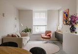 Lichte gezinswoning met maatwerk interieur-Witteveen interieur architecten-complete woninginrichting,gezinswoning inspiratie,houten interieur,inloopkast op maat,Keuken,moderne woonkeuken,Woonkamer-Lichte Gezinswoning met Maatwerk Interieur -OBLY
