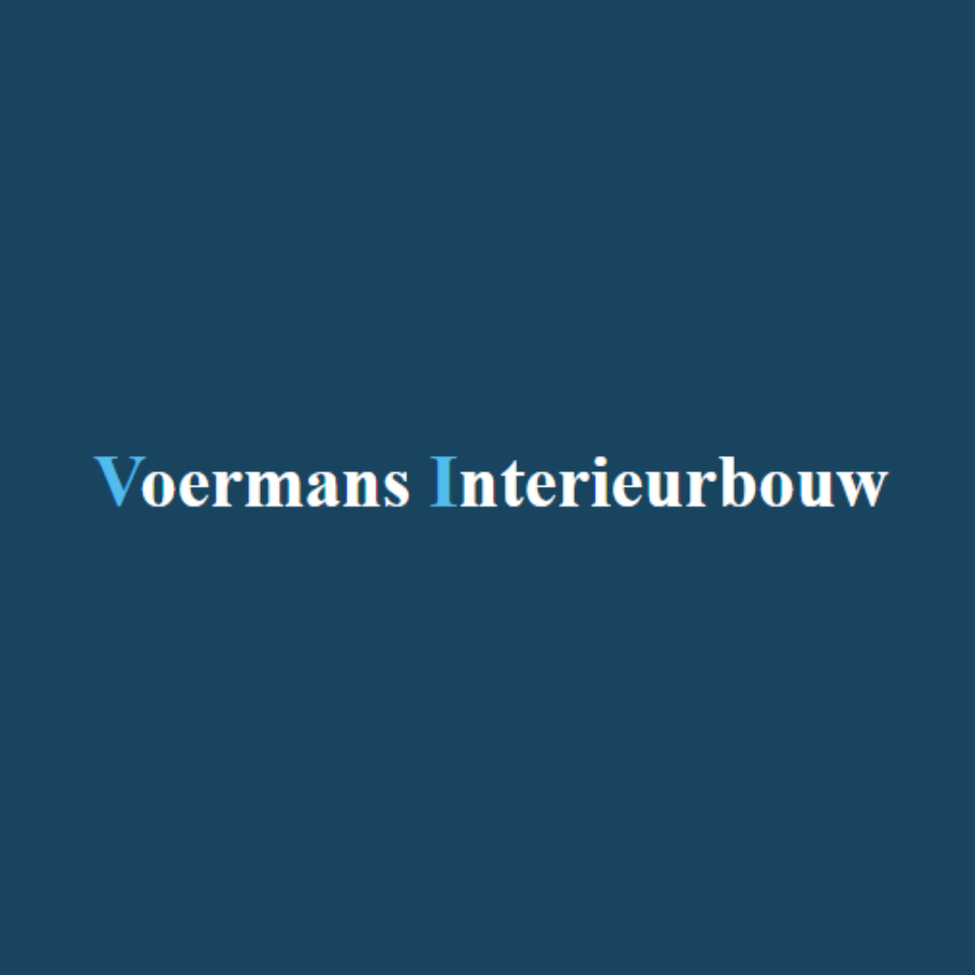 Het logo van Voermans interieurbouw in de regio Breda, Dongen, Tilburg.