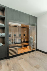 Luxe Interieur met Uitzicht op Zee-OBLY-Keuken,Villa,Woonkamer-OBLY