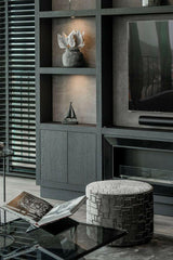 Luxe Interieur met Uitzicht op Zee-OBLY-Keuken,Villa,Woonkamer-OBLY