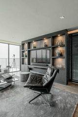 Luxe Interieur met Uitzicht op Zee-OBLY-Keuken,Villa,Woonkamer-OBLY