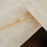 Luxe Keuken met Neolith Himalaya Crystal-Hout en Vorm-Luxe Keukenrenovatie met Neolith Himalaya Crystal en Quooker Rose Kope-OBLY