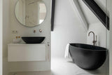 Luxe Penthouse in Vianen-INGE VAN POPPEL INTERIEURARCHITECTUUR-bakstenen roomdivider,designklassiekers interieur,Keuken,lichte villa inrichting,luxe villa bosrand,luxe woonkeuken,nieuwbouwvilla interieur,open woonruimte,warme leefkeuken-Stijlvol Penthouse in Vianen-OBLY