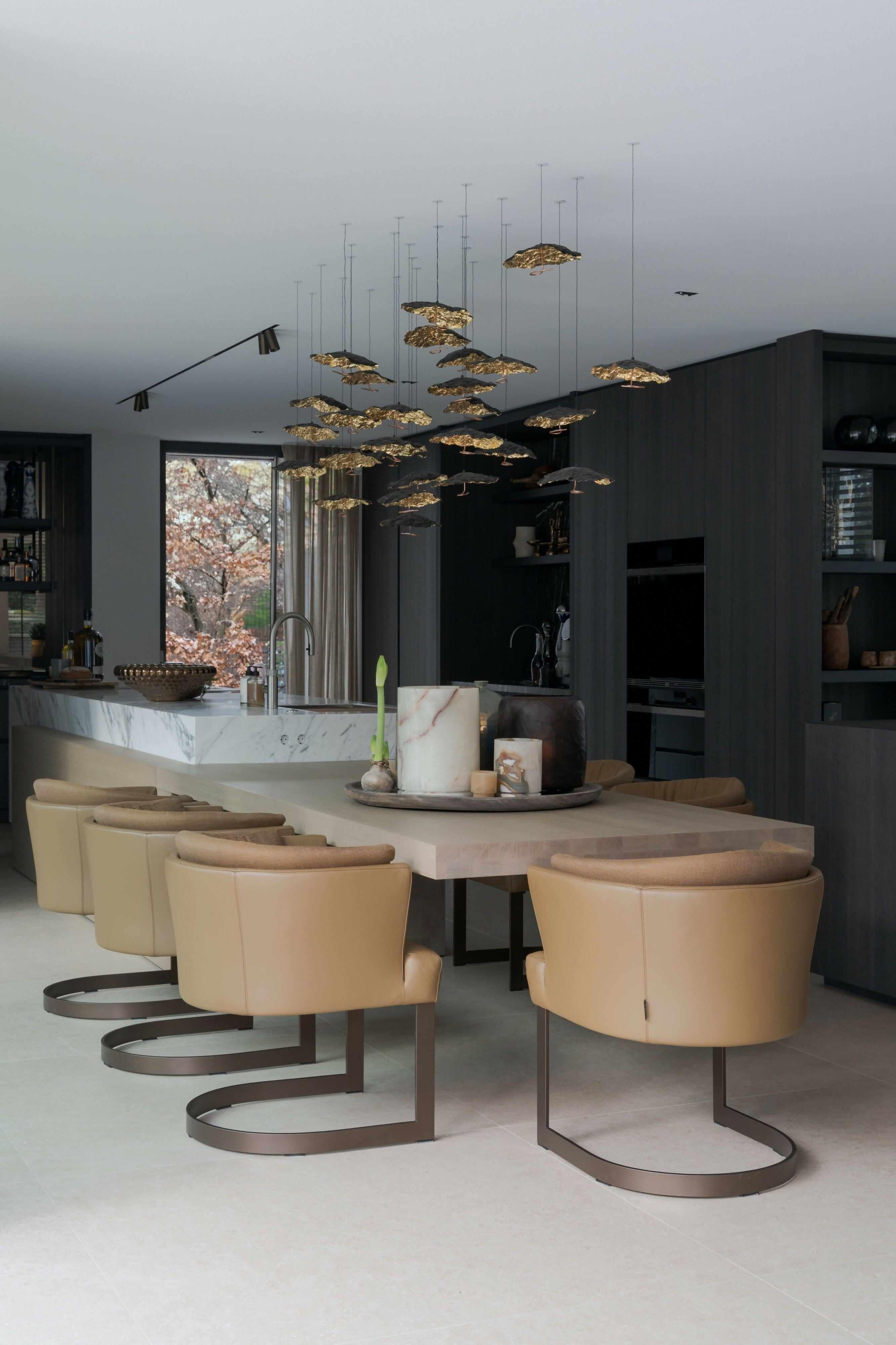 Luxe boshuis-Erik Koijen-Keuken,luxe woning inrichting,luxe wooninterieur ontwerp,moderne villa interieur,moderne woning interieur,stijlvol modern interieur,wellnessruimte in huis,woning met wellness-OBLY