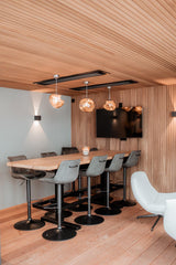 Luxe wellnessruimte in de tuin met jacuzzi-Bosmaat-buitenwellness,exclusievebuitenruimte,houtenbuitenverblijf,jacuzzi,luxeoverkapping,spaattuin,tuinpaviljoen,wellnessintuin-Luxe Tuinpaviljoen met Jacuzzi en Wellnessbeleving-OBLY
