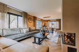 Luxe woonkamer met moderne haard-VAN WOLFSWINKEL WONEN-Woonkamer-OBLY