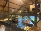 Maatwerk Glas | Beloopbaar Glas, Balustrades & Deuren op Maat-Overveld Glas-Glasdesign,Interieur,keuken met vide,lichte woonkamer,moderne woonkamer,open keuken woonkamer,woonkamer met vide-OBLY