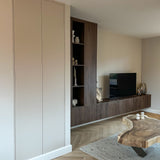 Maatwerk Kastenwand en TV-Meubel | Modern Interieur-BVDK maatwerk-Interieur-OBLY