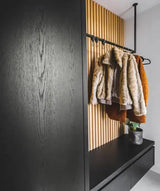 Maatwerk interieur met keuken, kasten en entree-OBLY-EntreeMeubel,Houtafwerking,InterieurOpMaat,Kastenwand,Kookeiland,MaatwerkInterieur,ModerneKeuken-Maatwerk interieur met keuken en kasten | Interieur-OBLY