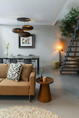 Maatwerk interieur met open keuken en trap-Nuevo Interior Design-loft,open keuken,stalen trap,Woonkamer-OBLY