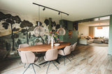 Maatwerk keuken met houten kasten en kookeiland-OBLY-HoutenKeuken,Inbouwkasten,InterieurOpMaat,Kookeiland,MaatwerkKeuken,ModerneKeuken,OpenKeuken-Maatwerk keuken met kookeiland en hout | Interieur-OBLY