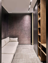 Maatwerk wandbekleding voor luxe kliniekinterieur-Dennis v Zanden-woonkamer-Maatwerk Wandbekleding voor Kliniek Dr. Fahrettin Yilmaz | Udesign Arc-OBLY