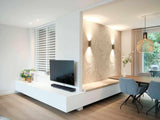 Modern Wonen met Natuurlijke Elementen-Anselm Oome Interieurbouw-design verlichting,Houtlook,houtlook keuken.,Keuken,keukens,moderne keuken,natuursteen werkblad,open leefruimte,Tajmahal,Woonkamer-OBLY